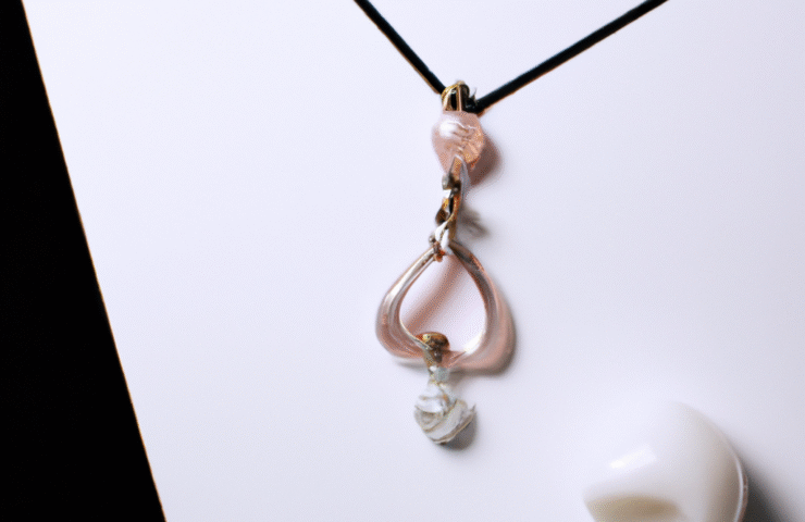 Create a high-quality, elegant featured image for a jewelry-related blog article. 
The style should