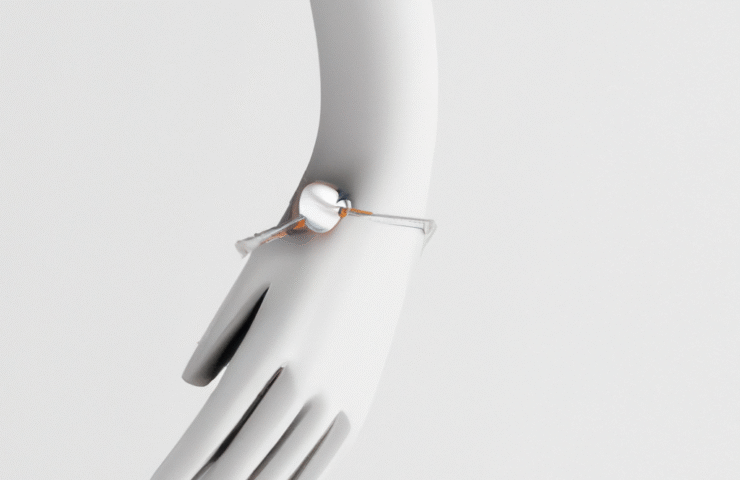 Create a high-quality, elegant featured image for a jewelry-related blog article. 
The style should