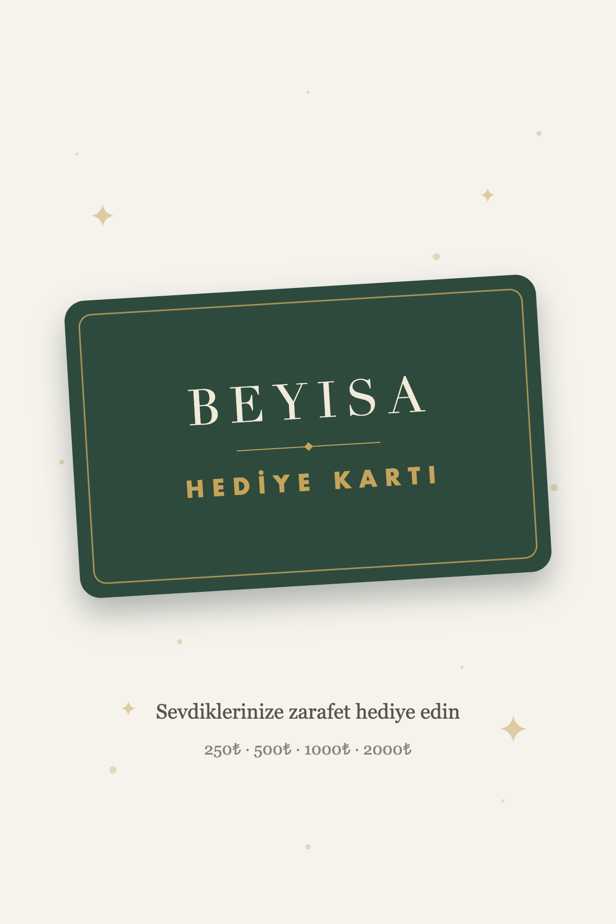 Beyisa Dijital Hediye Kartı – Sevdiklerinize Özel Gümüş Takı Hediyesi