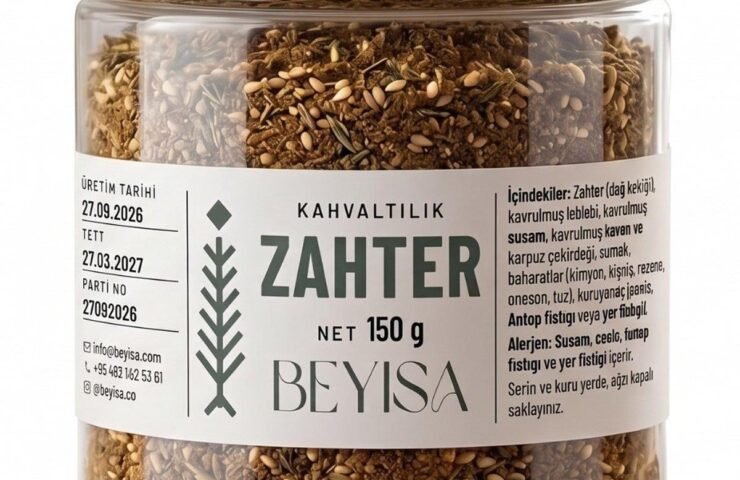 beyisa kahvaltılık zahter 150 g: susamlı sumaklı kekik baharat karışımı paketi